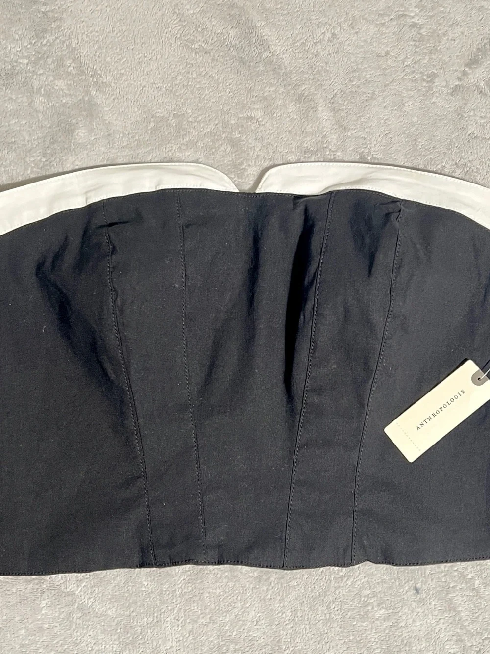 NWT Maeve by Anthropologie Strapless Peekaboo Top size S - Picture 7 of 15